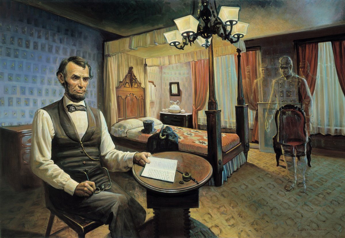 From These Honored Dead. Oil on canvas, 72 × 48 in. Painting by Kenneth R. Turner.