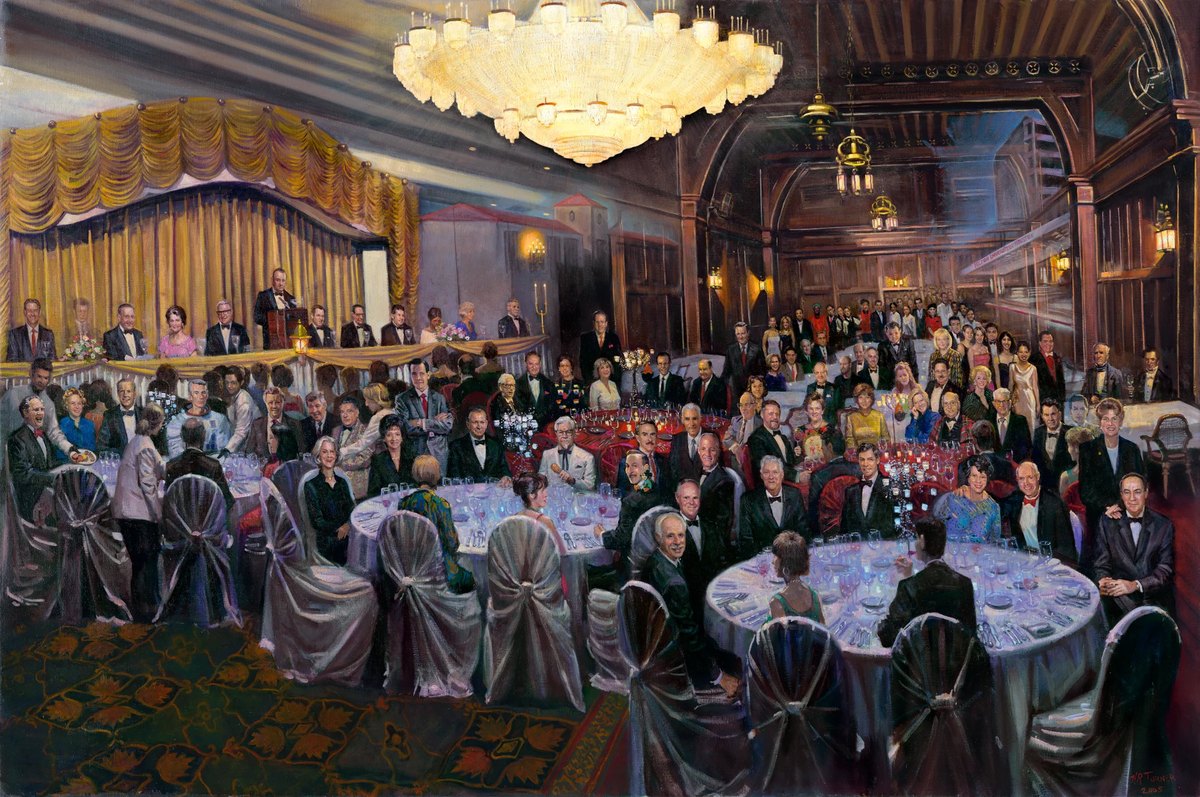 Keepers of the Lamp. Oil on canvas.